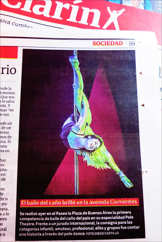 El baile del caño brilló en la avenida Corrientes